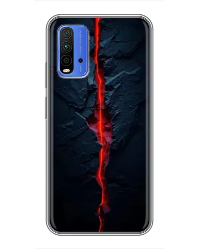 Чехол для Xiaomi Redmi 9T с картинкой «Kрасная лавовая трещина» Чехол для Xiaomi Redmi 9T с картинкой «Kрасная лавовая трещина»