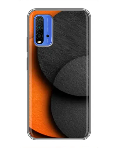 Чехол для Xiaomi Redmi 9T с картинкой «Геометрия оранжевых кругов» Чехол для Xiaomi Redmi 9T с картинкой «Геометрия оранжевых кругов»
