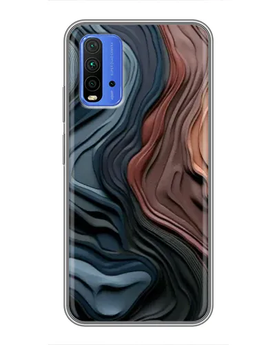 Чехол для Xiaomi Redmi 9T с картинкой «Цветные волны каньона» Чехол для Xiaomi Redmi 9T с картинкой «Цветные волны каньона»