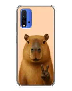 Чохол для Xiaomi Redmi 9T з картинкою «Капібара вікторія» Чохол для Xiaomi Redmi 9T з картинкою «Капібара вікторія»