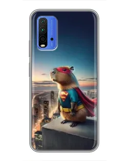 Чохол для Xiaomi Redmi 9T з картинкою «Капі-мен супергерой» Чохол для Xiaomi Redmi 9T з картинкою «Капі-мен супергерой»