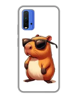 Чохол для Xiaomi Redmi 9T з картинкою «Капібара в окулярах» Чохол для Xiaomi Redmi 9T з картинкою «Капібара в окулярах»