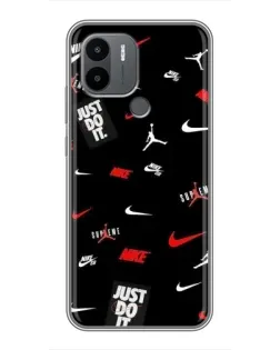 Чехол для Xiaomi Redmi A1 Plus с картинкой «Nike Mix Pattern»