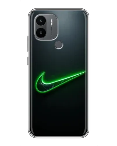 Чехол для Xiaomi Redmi A1 Plus с картинкой «Неоновый контур Nike»