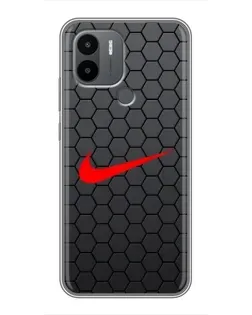 Чехол для Xiaomi Redmi A1 Plus с картинкой «Nike — карбоновая сетка» Чехол для Xiaomi Redmi A1 Plus с картинкой «Nike — карбоновая сетка»