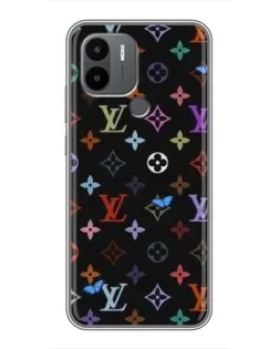 Чехол для Xiaomi Redmi A1 Plus с картинкой «Цветная монограмма LV»