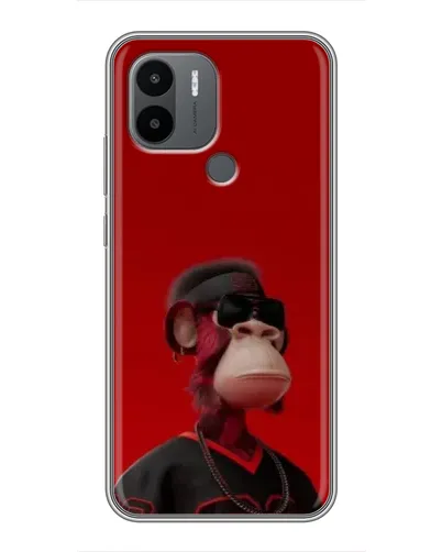 Чехол для Xiaomi Redmi A1 Plus с картинкой «Bored Ape в красном» Чехол для Xiaomi Redmi A1 Plus с картинкой «Bored Ape в красном»