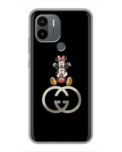 Чехол для Xiaomi Redmi A1 Plus с картинкой «Минни Маус на лого» Чехол для Xiaomi Redmi A1 Plus с картинкой «Минни Маус на лого»