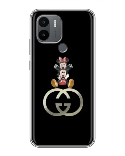 Чехол для Xiaomi Redmi A1 Plus с картинкой «Минни Маус на лого» Чехол для Xiaomi Redmi A1 Plus с картинкой «Минни Маус на лого»