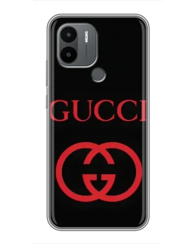 Чехол для Xiaomi Redmi A1 Plus с картинкой «Gucci — красный логотип» Чехол для Xiaomi Redmi A1 Plus с картинкой «Gucci — красный логотип»