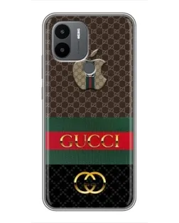 Чехол для Xiaomi Redmi A1 Plus с картинкой «Gucci — брендированный десерт» Чехол для Xiaomi Redmi A1 Plus с картинкой «Gucci — брендированный десерт»
