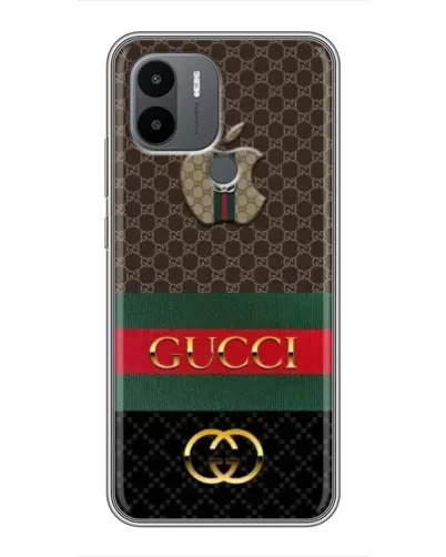 Чехол для Xiaomi Redmi A1 Plus с картинкой «Gucci — брендированный десерт» Чехол для Xiaomi Redmi A1 Plus с картинкой «Gucci — брендированный десерт»