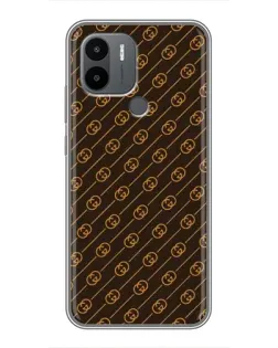 Чехол для Xiaomi Redmi A1 Plus с картинкой «Gucci — золотые диагонали» Чехол для Xiaomi Redmi A1 Plus с картинкой «Gucci — золотые диагонали»