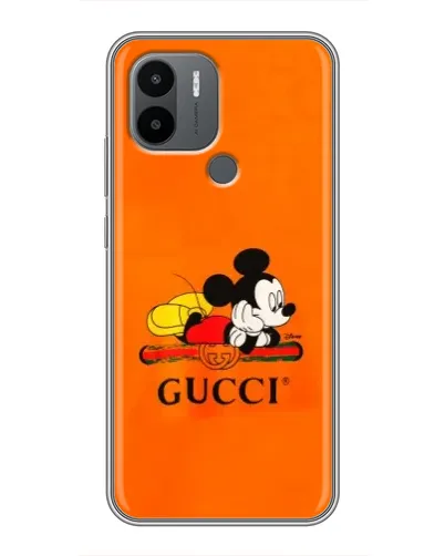 Чехол для Xiaomi Redmi A1 Plus с картинкой «Микки Маус Gucci — оранж» Чехол для Xiaomi Redmi A1 Plus с картинкой «Микки Маус Gucci — оранж»