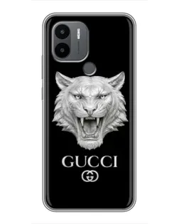 Чехол для Xiaomi Redmi A1 Plus с картинкой «Gucci — серебряный лев» Чехол для Xiaomi Redmi A1 Plus с картинкой «Gucci — серебряный лев»