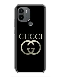 Чехол для Xiaomi Redmi A1 Plus с картинкой «Gucci — золото на черном» Чехол для Xiaomi Redmi A1 Plus с картинкой «Gucci — золото на черном»