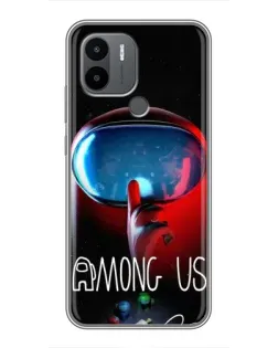 Чехол для Xiaomi Redmi A1 Plus с картинкой «Красный импостер — макро» Чехол для Xiaomi Redmi A1 Plus с картинкой «Красный импостер — макро»