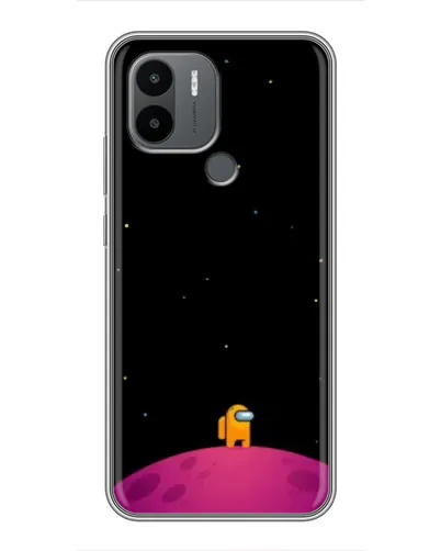 Чехол для Xiaomi Redmi A1 Plus с картинкой «Одинокий герой на планете»