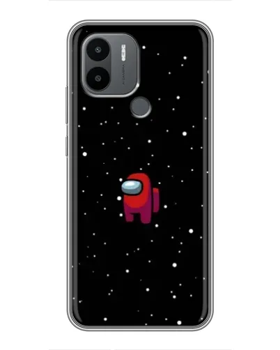 Чехол для Xiaomi Redmi A1 Plus с картинкой «Красный Among Us»