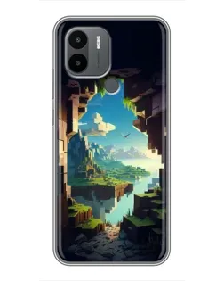 Чехол для Xiaomi Redmi A1 Plus с картинкой «Вид из пещеры»
