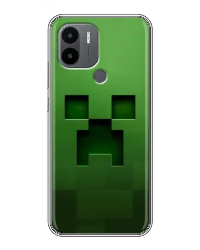Чехол для Xiaomi Redmi A1 Plus с картинкой «Крипер микро-дизайн»