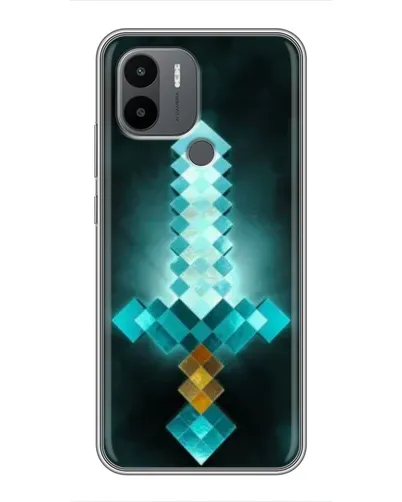 Чехол для Xiaomi Redmi A1 Plus с картинкой «Алмазный меч неон»