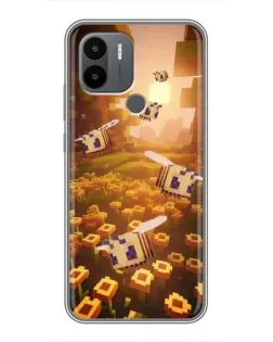Чехол для Xiaomi Redmi A1 Plus с картинкой «Поле подсолнухов»