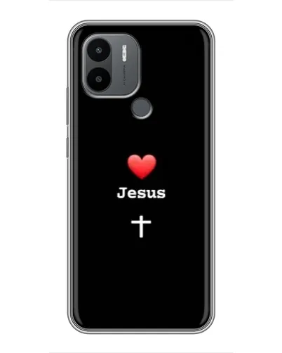 Чехол для Xiaomi Redmi A1 Plus с картинкой «Сердце - Jesus» Чехол для Xiaomi Redmi A1 Plus с картинкой «Сердце - Jesus»