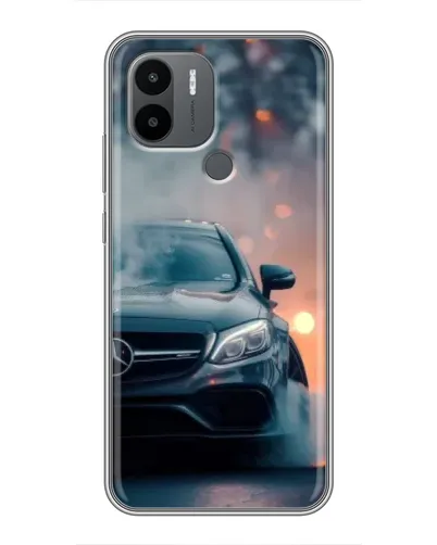Чехол для Xiaomi Redmi A1 Plus с картинкой «Mercedes — ночной город»