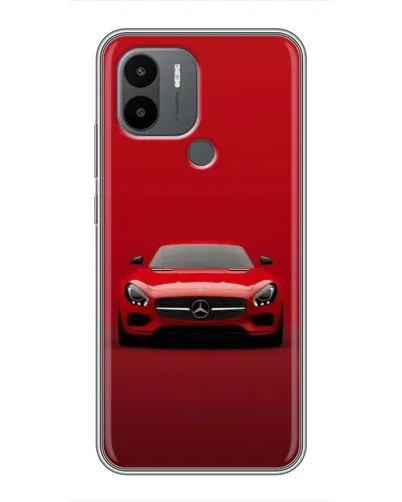 Чехол для Xiaomi Redmi A1 Plus с картинкой «Красный Mercedes AMG»