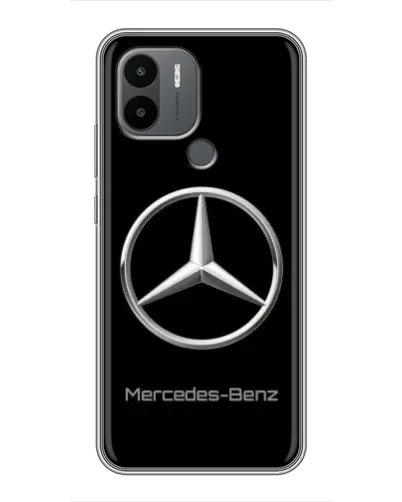 Чехол для Xiaomi Redmi A1 Plus с картинкой «Mercedes Silver Logo»