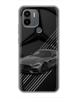 Чехол для Xiaomi Redmi A1 Plus с картинкой «Mercedes AMG — графика»