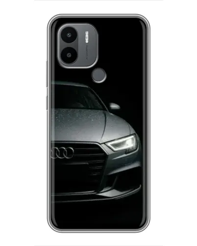 Чехол для Xiaomi Redmi A1 Plus с картинкой «Audi — детализация кузова» Чехол для Xiaomi Redmi A1 Plus с картинкой «Audi — детализация кузова»
