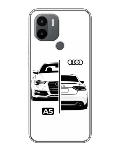 Чехол для Xiaomi Redmi A1 Plus с картинкой «Audi — контрастный дизайн» Чехол для Xiaomi Redmi A1 Plus с картинкой «Audi — контрастный дизайн»