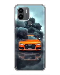 Чехол для Xiaomi Redmi A1 Plus с картинкой «Audi в облаках дыма» Чехол для Xiaomi Redmi A1 Plus с картинкой «Audi в облаках дыма»