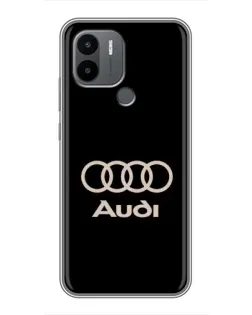 Чехол для Xiaomi Redmi A1 Plus с картинкой «Audi — золотой логотип» Чехол для Xiaomi Redmi A1 Plus с картинкой «Audi — золотой логотип»