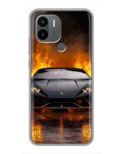 Чехол для Xiaomi Redmi A1 Plus с картинкой «Lamborghini в огне» Чехол для Xiaomi Redmi A1 Plus с картинкой «Lamborghini в огне»