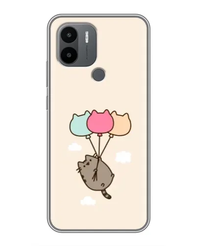 Чехол для Xiaomi Redmi A1 Plus с картинкой «Пушин на шариках»