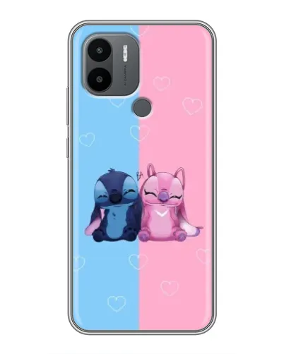 Чехол для Xiaomi Redmi A1 Plus с картинкой «Stitch и Angel Love» Чехол для Xiaomi Redmi A1 Plus с картинкой «Stitch и Angel Love»