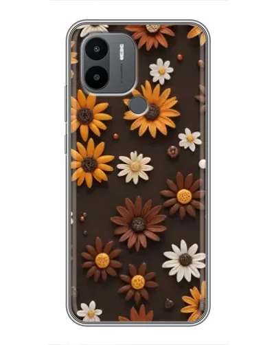 Чехол для Xiaomi Redmi A1 Plus с картинкой «Узор из маленьких подсолнухов» Чехол для Xiaomi Redmi A1 Plus с картинкой «Узор из маленьких подсолнухов»