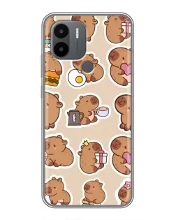 Чехол для Xiaomi Redmi A1 Plus с картинкой «Капибары паттерн» Чехол для Xiaomi Redmi A1 Plus с картинкой «Капибары паттерн»
