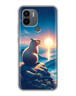Чехол для Xiaomi Redmi A1 Plus с картинкой «Закат солнца с капибарой» Чехол для Xiaomi Redmi A1 Plus с картинкой «Закат солнца с капибарой»