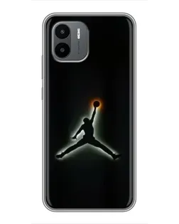 Чехол для Xiaomi Redmi A1 с картинкой «Jordan Gradient Logo»