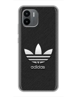 Чехол для Xiaomi Redmi A1 с картинкой «Adidas Карбоновая текстура»
