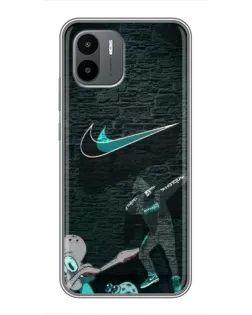 Чехол для Xiaomi Redmi A1 с картинкой «Спортивный арт Nike»