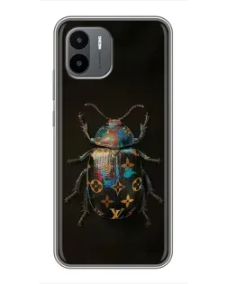 Чехол для Xiaomi Redmi A1 с картинкой «LV — мраморный принт»