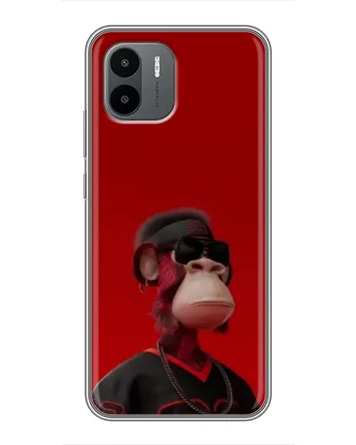 Чохол для Xiaomi Redmi A1 з картинкою «Bored Ape в червоному» Чохол для Xiaomi Redmi A1 з картинкою «Bored Ape в червоному»