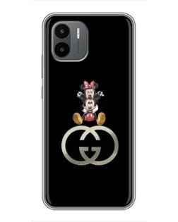 Чехол для Xiaomi Redmi A1 с картинкой «Минни Маус на лого» Чехол для Xiaomi Redmi A1 с картинкой «Минни Маус на лого»