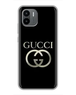 Чехол для Xiaomi Redmi A1 с картинкой «Gucci — золото на черном» Чехол для Xiaomi Redmi A1 с картинкой «Gucci — золото на черном»