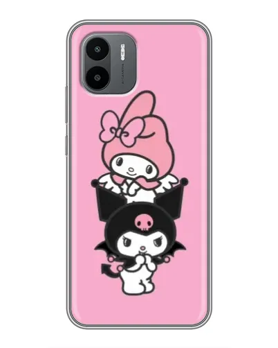 Чохол для Xiaomi Redmi A1 з картинкою «My Melody та Kuromi» Чохол для Xiaomi Redmi A1 з картинкою «My Melody та Kuromi»
